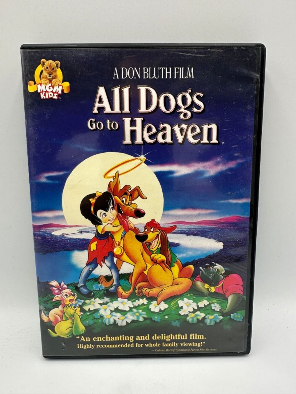 All Dogs Go To Heaven 1989 G Burt Reynolds MGM Kids DVD Family Film